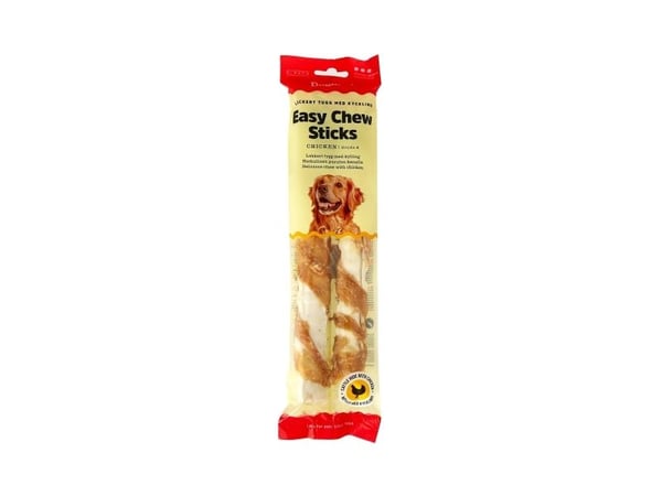 DOGMAN Easy Chew sticks m kylling 2p 25cm