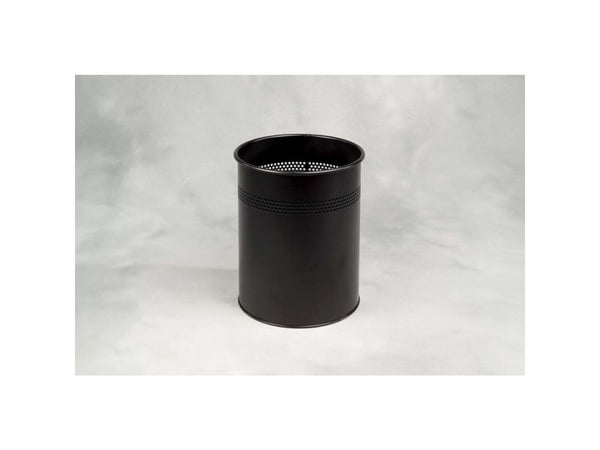 Papirkurv TWIN Metal 15 ltr. sort