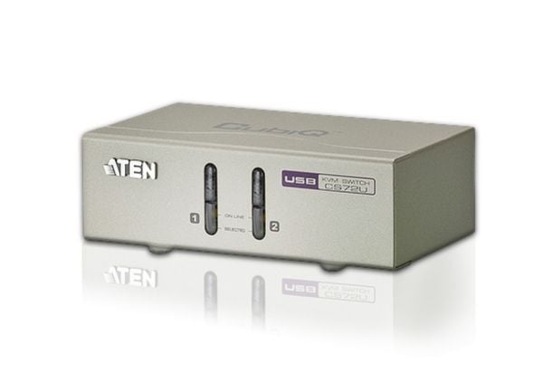ATEN CS72U - KVM-kytkin - 2 x KVM-portti(t) - 1 lokalbruger - työpöytätietokoneet