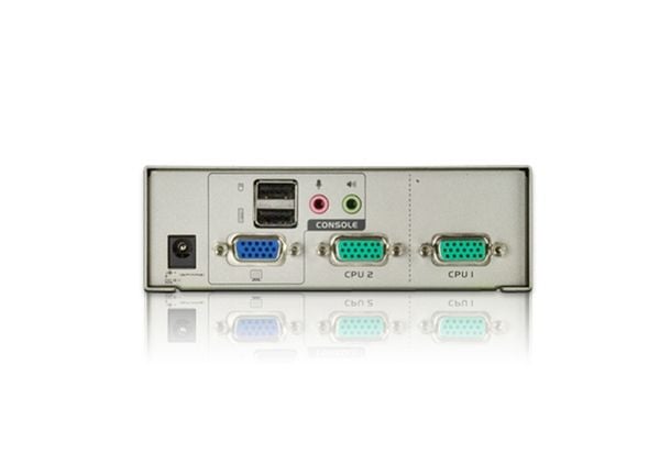 ATEN CS72U - KVM-kytkin - 2 x KVM-portti(t) - 1 lokalbruger - työpöytätietokoneet