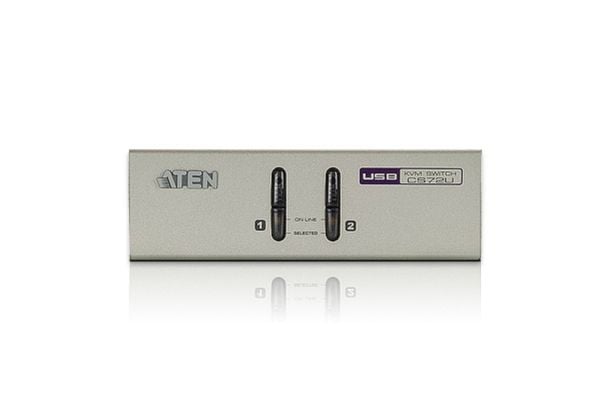 ATEN CS72U - KVM-kytkin - 2 x KVM-portti(t) - 1 lokalbruger - työpöytätietokoneet