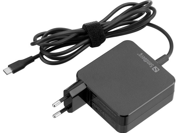 Sandberg - Strømadapter - 2m - 65 watt - 3.25 A - PD (USB-C) - Europa