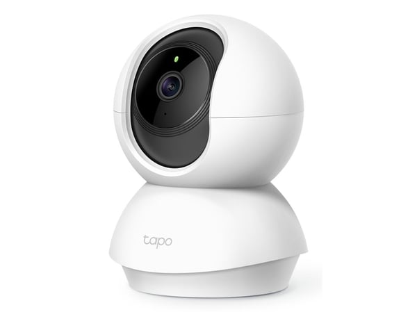 TP-Link Tapo TC70, IP-sikkerhetskamera, Innendørs, Trådløs, Tak/Vegg, Hvit, Sfærisk