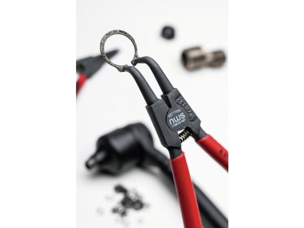 NWS Circlip Pliers, Låsringstång, Stål, Röd, 200 mm, 240 g, Tyskland