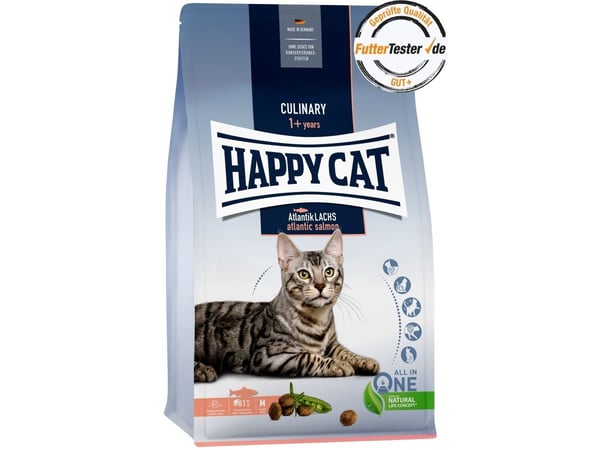 Happy Cat 70553, Vuxen, Alla raser, Lax, 1,3 kg