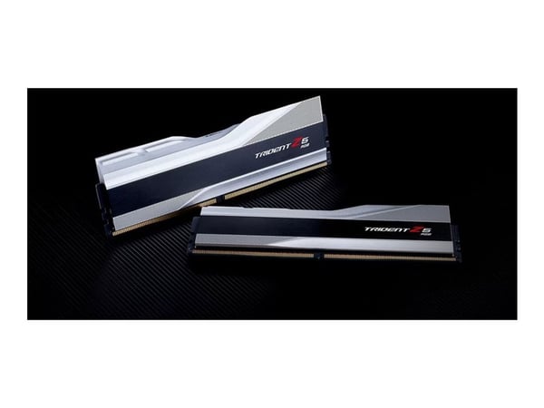 G.Skill Trident Z5 RGB - DDR5 - sett - 64 GB: 2 x 32 GB - DIMM 288-pin - 6000 MHz / PC5-48000 - CL30 - 1.4 V - ikke-bufret - ikke-ECC - metallic sølv