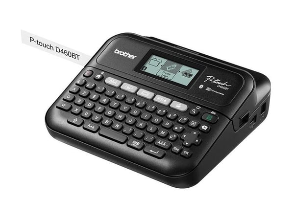 Brother P-Touch PT-D460BTVP - tarrakirjoitin - mustavalkoinen - lämpösiirto - 18 mm leveys - 180 dpi - jopa 30 mm/s - USB 2.0, Bluetooth 5.0 - leik...