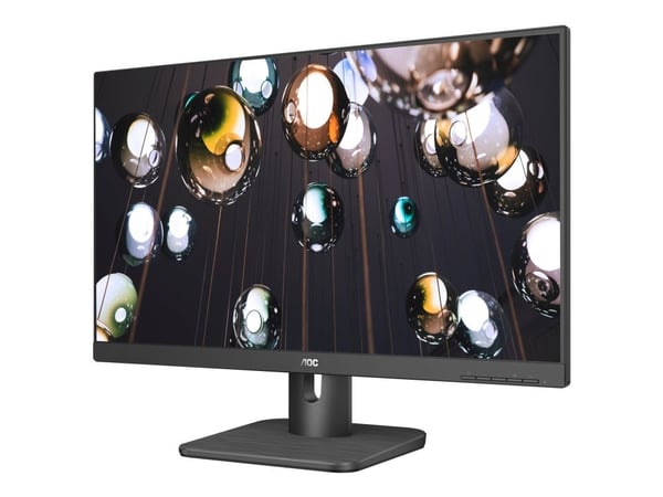 AOC 24E1Q - LED-skjerm - 23.8" - 1920 x 1080 Full HD (1080p) @ 60 Hz - IPS - 250 cd/m² - 1000:1 - 5 ms - HDMI, VGA, DisplayPort - høyttalere