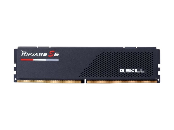 G.Skill Ripjaws S5 - DDR5 - sett - 32 GB: 2 x 16 GB - DIMM 288-pin lav profil - 6000 MHz / PC5-48000 - CL30 - 1.35 V - ikke-bufret - ikke-ECC - mat...