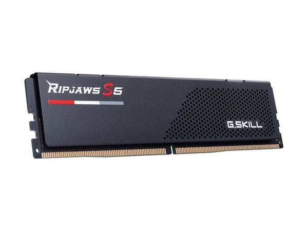 G.Skill Ripjaws S5 - DDR5 - sett - 32 GB: 2 x 16 GB - DIMM 288-pin lav profil - 6000 MHz / PC5-48000 - CL30 - 1.35 V - ikke-bufret - ikke-ECC - mat...