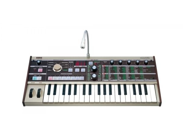 Korg microKORG, Analog synthesizer, Modulation, Grå, LED, 1 linjer, AC, Batteri