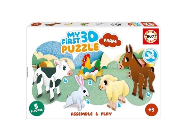 Educa 3D Puzzle Kids Baby Farm