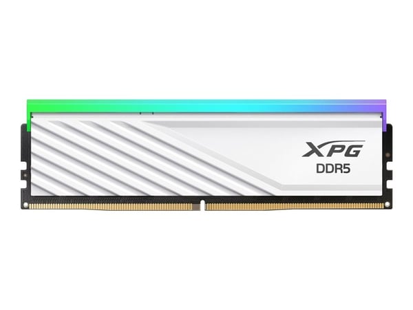 XPG LANCER BLADE RGB DDR5, 8 GB, 1 x 8 GB, DDR5, 5600 MHz, 288-pin DIMM, Hvit