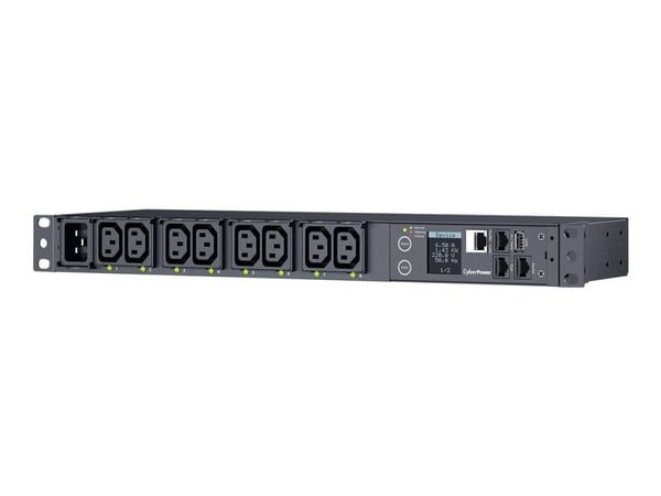 CyberPower Switched Series PDU41005 - Kraftdistributionsenhet (kan monteras i rack) - AC 100-240 V - 1-fas - Ethernet, serial - ingång: IEC 60320 C...