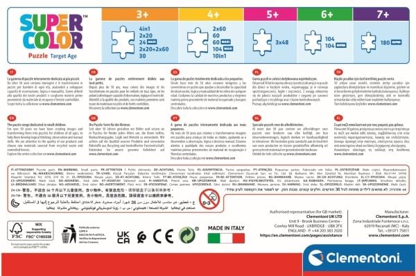 Clementoni Puslespil Superfriends DC, 4i1