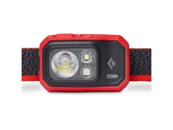Black Diamond Storm 450, Hodebåndslommelykt, Sort, Rød, 1 m, IP67, 450 lm, 12 m