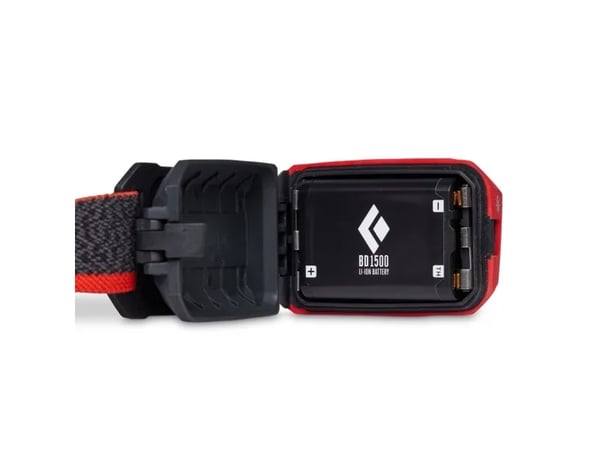Black Diamond Storm 450, Hodebåndslommelykt, Sort, Rød, 1 m, IP67, 450 lm, 12 m