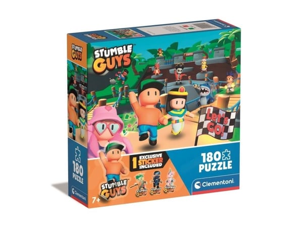 Pussel Square Box - Stumble Guys, 180 bitar