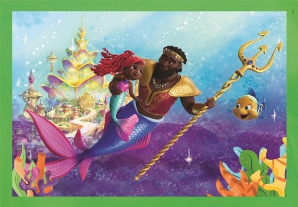Clementoni CLE pussel 4w1 Disney Arielka 21533