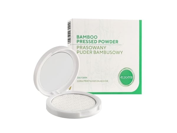 Ecocera Bamboo Pressed Powder For Oily And Combination Skin - 10g