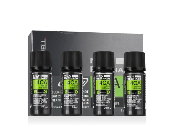 Goldwell Men Reshade Hiusväri 4CA, keskituhkanruskea, 4x20ml