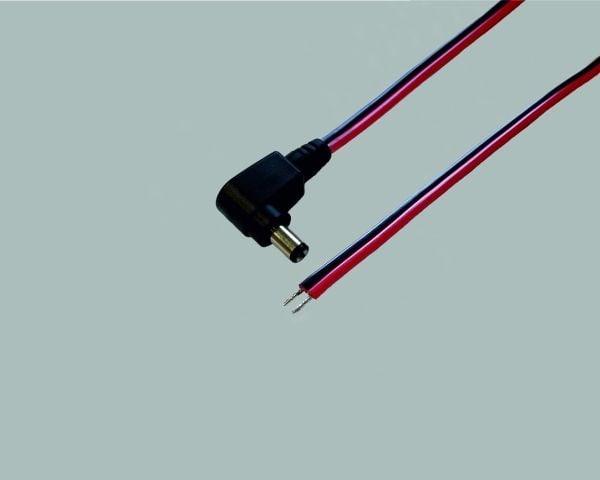 BKL Electronic 072017, Röd, Svart, Rak, 0,4 mm ², 3 A, 36 g, 2 m