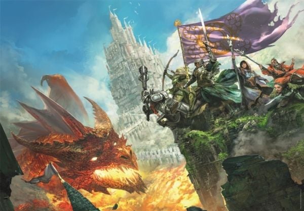 Palapeli 500 Dungeons &amp; Dragons -kuutiota