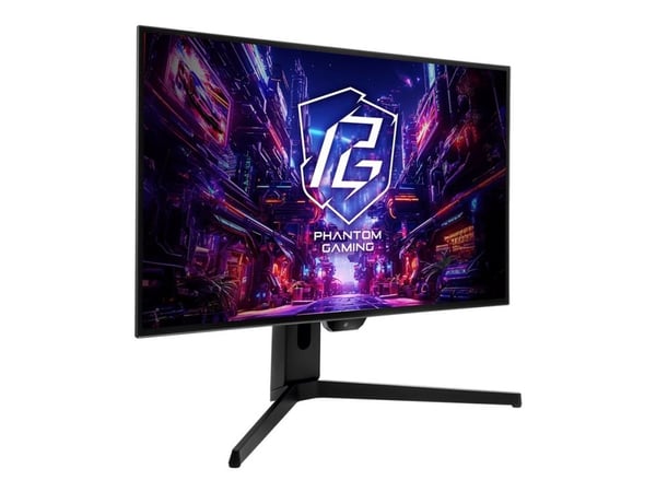 ASRock Phantom Gaming PGO27QFS - OLED-monitor - spel - 27" - 2560 x 1440 QHD @ 240 Hz - 1300 cd/m² - 1500000:1 - DisplayHDR 400 True Black - 0.03 m...