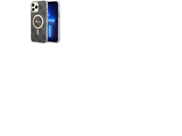 Guess GUHMP13XH4STK Apple iPhone 13 Pro Max 6,7" svart hardt deksel 4G MagSafe