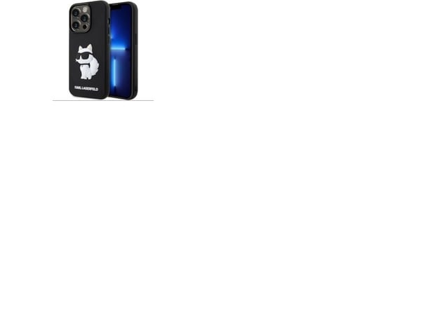 Karl Lagerfeld Karl Lagerfeld KLHCP14L3DRKHNK iPhone 14 Pro 6.1" svart/svart hardt deksel Gummi Choupette 3D