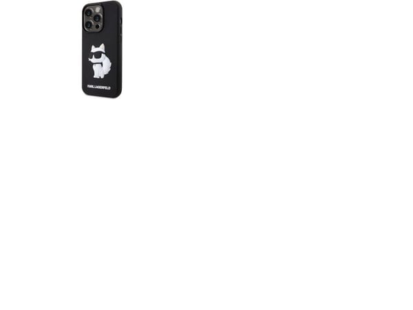 Karl Lagerfeld Karl Lagerfeld KLHCP14L3DRKHNK iPhone 14 Pro 6.1" svart/svart hardt deksel Gummi Choupette 3D