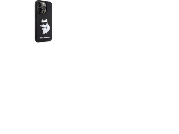 Karl Lagerfeld Karl Lagerfeld KLHCP14L3DRKHNK iPhone 14 Pro 6.1" svart/svart hardt deksel Gummi Choupette 3D