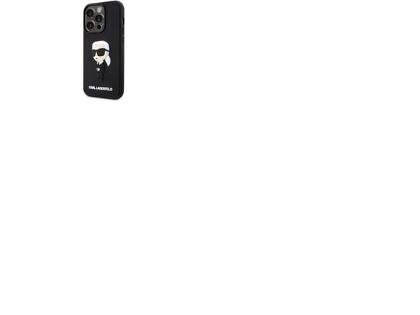 Karl Lagerfeld KLHCP14L3DRKINK iPhone 14 Pro 6,1" hardt deksel Rubber Ikonik 3D svart