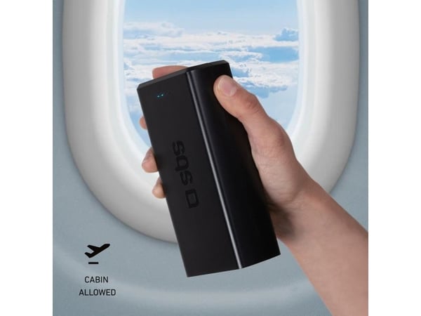 SBS TTBB30000PD20K, 30000 mAh, Litium Polymer (LiPo), Adaptive Fast Charging, Svart
