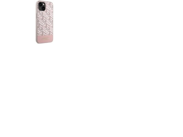 Guess Guess GUHMP14MHGCFSEP iPhone 14 Plus 6,7" Rosa/rosa hardt deksel GCube Stripes MagSafe
