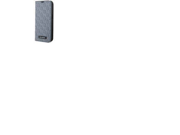 Karl Lagerfeld KLBKP14LSAKLHPG bokomslag til Apple iPhone 14Pro 6.1? sølv Saffiano Monogram
