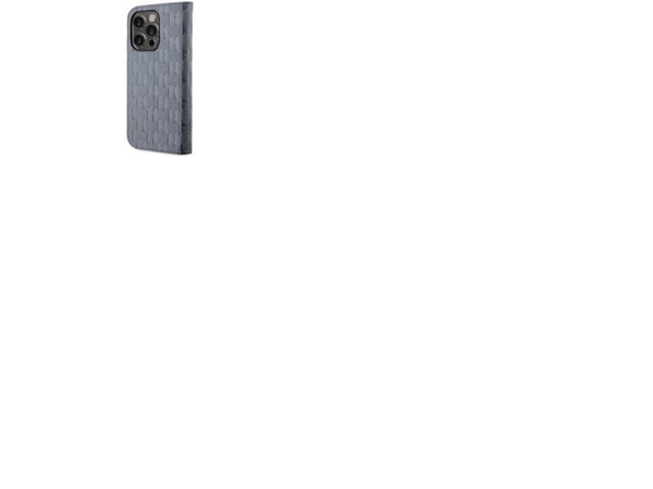 Karl Lagerfeld KLBKP14LSAKLHPG bokomslag til Apple iPhone 14Pro 6.1? sølv Saffiano Monogram