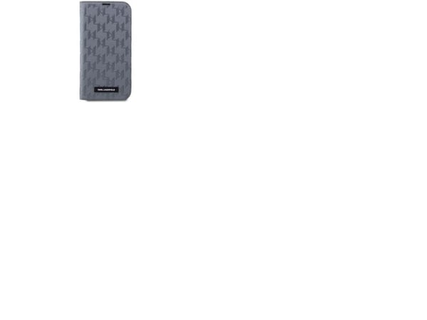 Karl Lagerfeld KLBKP14LSAKLHPG bokomslag til Apple iPhone 14Pro 6.1? sølv Saffiano Monogram