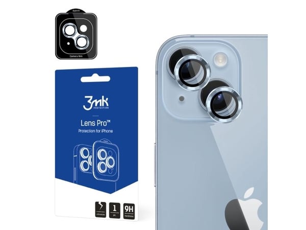 3MK 3MK Lens Protection Pro iPhone 14 Plus 6,7" blå/sierrablå Kameralinsebeskyttelse 4 stk.