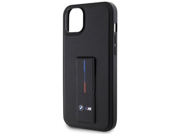 BMW BMHCP14M22GSLK iPhone 14 Plus/15 Plus 6,7" hårt skal i svart Grip Hot Stamp