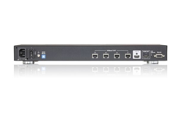ATEN VS1814T HDMI Over Single Cat 5 Splitter - Förlängd räckvidd för audio/video - HDMI - över CAT 5 - 4 portar - upp till 100 m