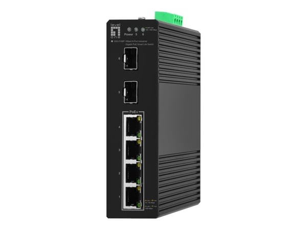LevelOne IGS-2106P, Hallittu, L2, Gigabit Ethernet (10/100/1000), Täysin kaksipuolinen, Power over Ethernet -tuki