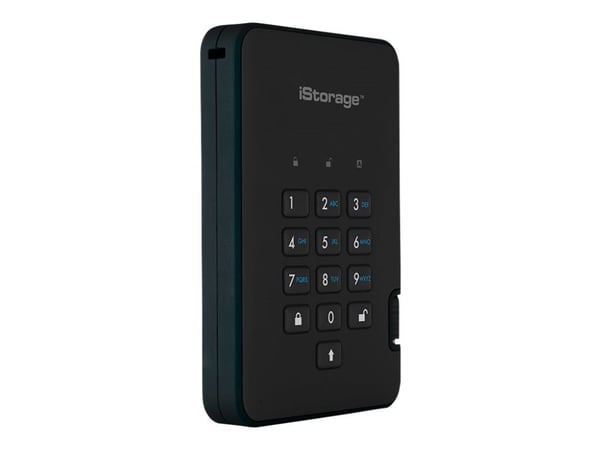 iStorage diskAshur 2, 512 GB, USB Typ-A, 3.2 Gen 2 (3.1 Gen 2), 294 MB/s, 5 GT/s, Sortera