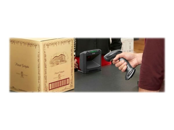 Symbol DS7708-SR - Streckkodsläsare - stationär modell - 2D-bildsökare - 2540 mm/sek - avkodad - USB