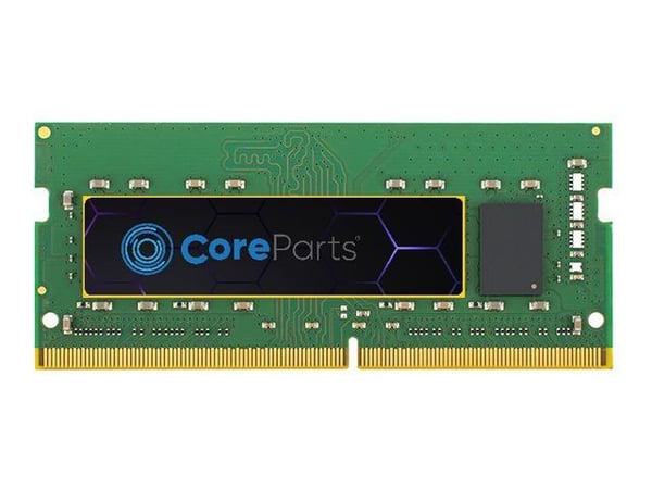 CoreParts - DDR4 - modul - 8 GB - SO DIMM 260-pin - 2666 MHz / PC4-21300 - CL19 - 1.2 V - icke ECC - grön