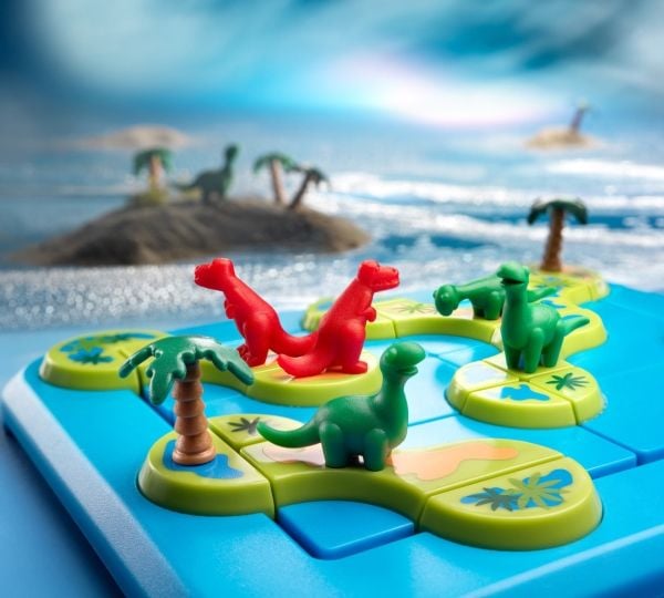 SmartGames Dinosaurs Mysterious Islands, 6 år, Flerfarget