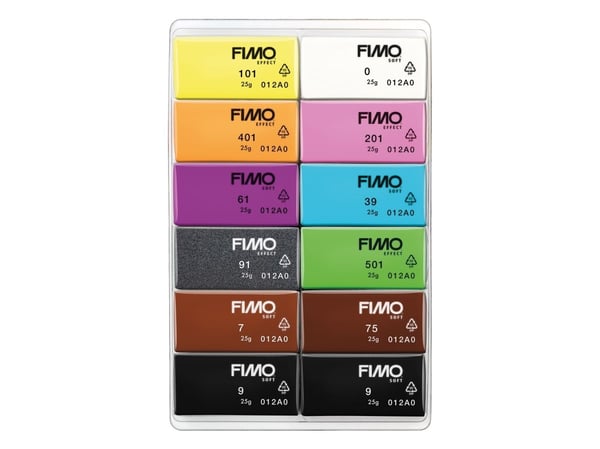 Fimo Mod.masse Effect Neon-sett 12 retail