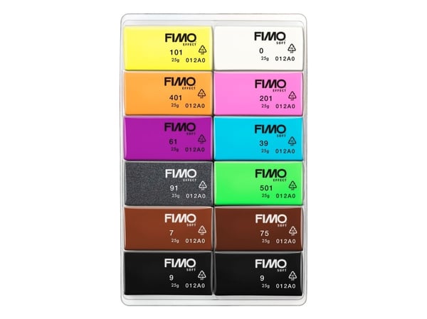 Fimo Mod.masse Effect Neon-sett 12 retail