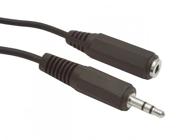 PREMIUMCORD lydkabel 3,5 mm jack - jack forlengelse 3 m (M/F, stereo) (kjackmf3)