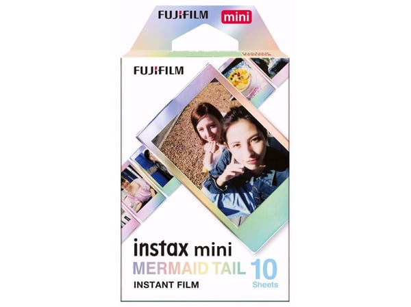 Fujifilm Instax Mini Mermaid Tail - Hurtigvirkende fargefilm - instax mini - ISO 800 - 10 eksponeringer